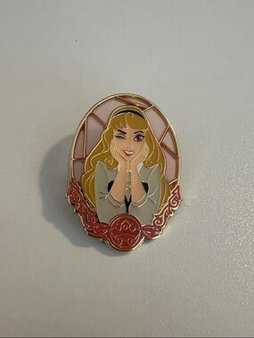Disney Princess Aurora Stained Glass Pin